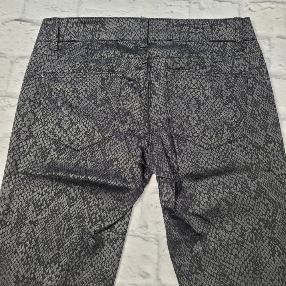 Celebrity Pink Original Denim Jeans Black Snakeskin Mobwife Print Skinny size 5 - Picture 6 of 16